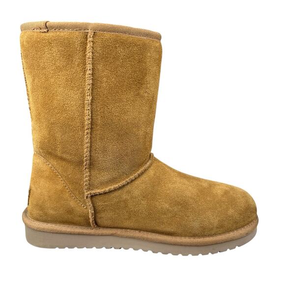 Koolaburra X UGG Women’s Classic Short Brown Suede Winter Boot Size US 8 - Picture 1 of 11